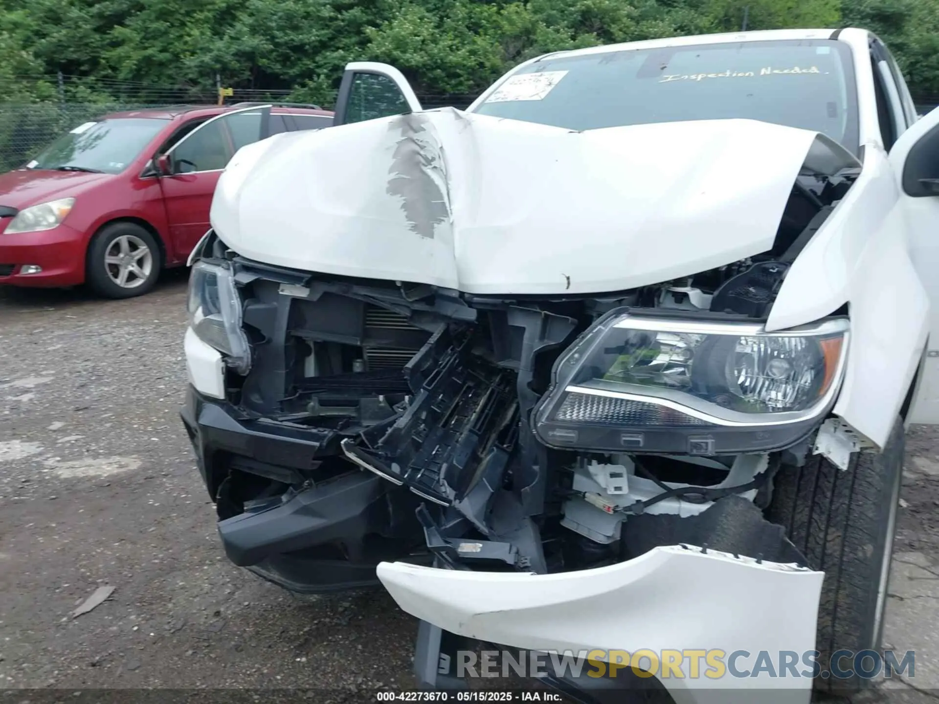 6 Photograph of a damaged car 1GCHSBEA9M1104836 CHEVROLET COLORADO 2021