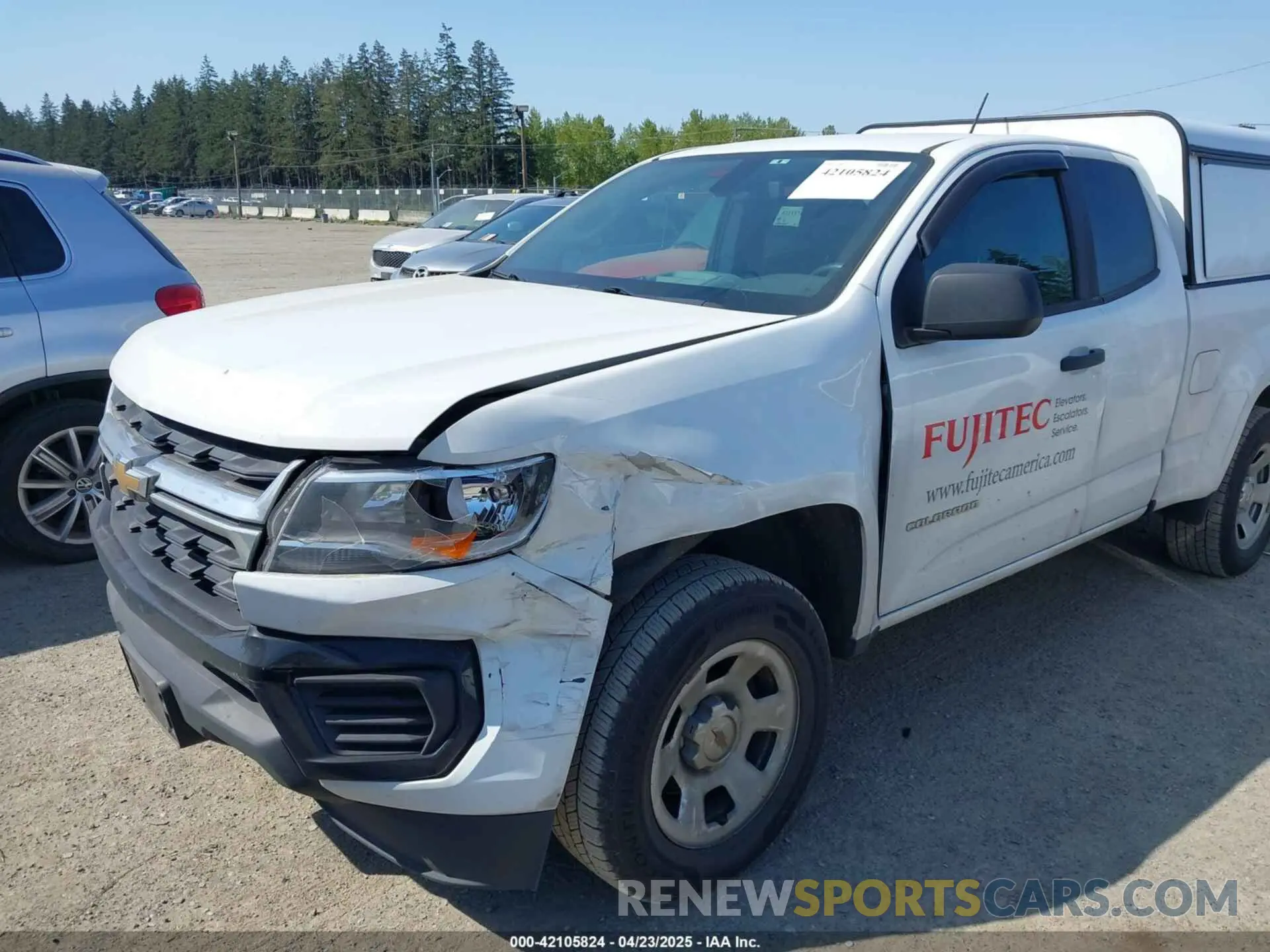 6 Photograph of a damaged car 1GCHSBEN2M1105829 CHEVROLET COLORADO 2021