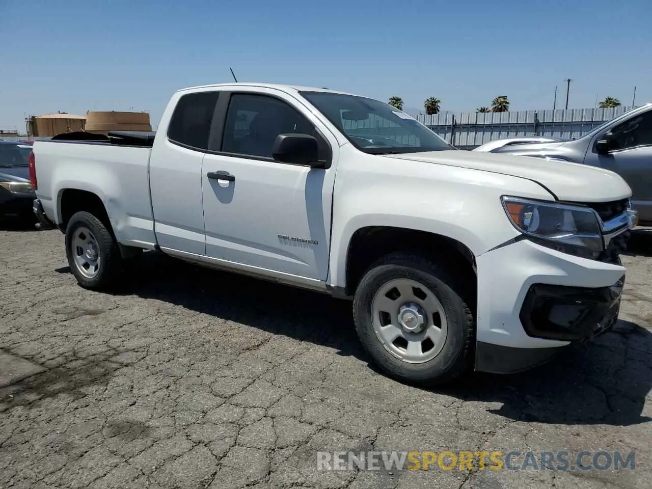 4 Photograph of a damaged car 1GCHSBEN2M1197668 CHEVROLET COLORADO 2021