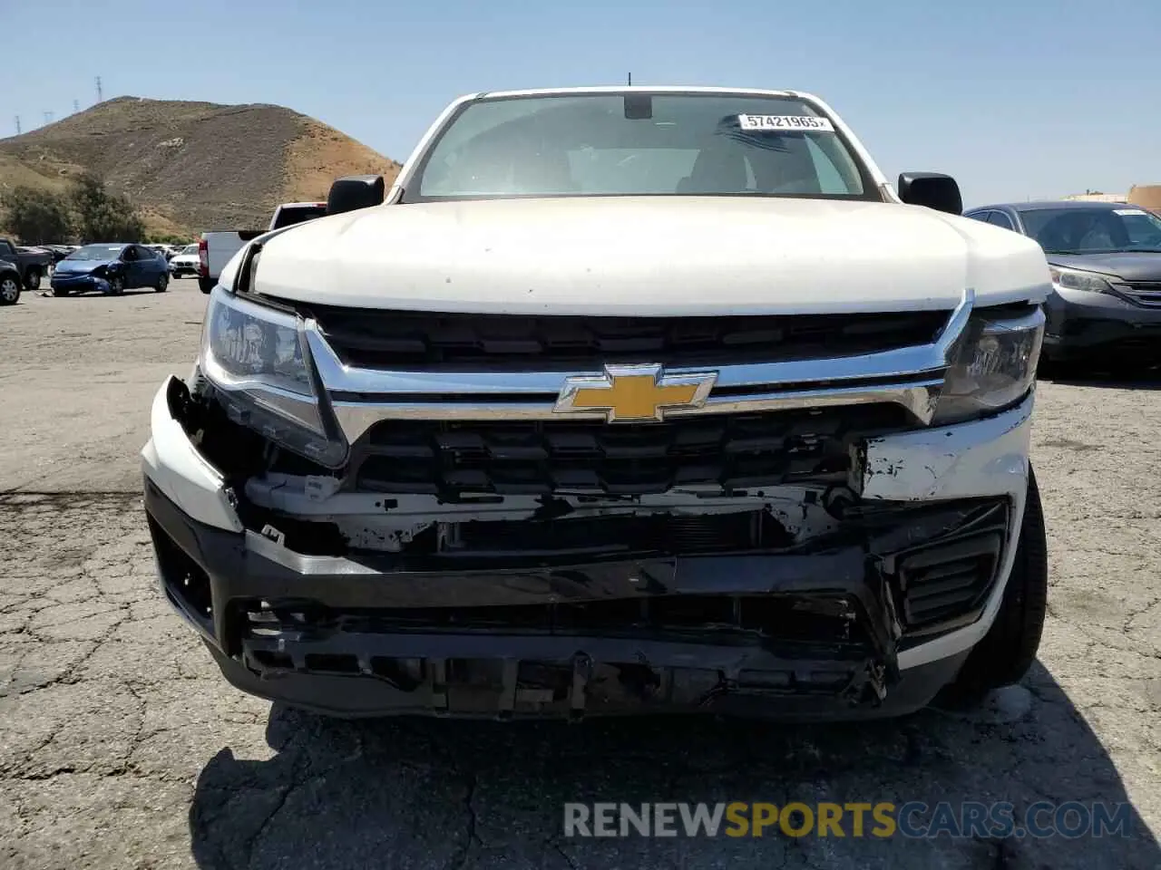 5 Photograph of a damaged car 1GCHSBEN2M1197668 CHEVROLET COLORADO 2021
