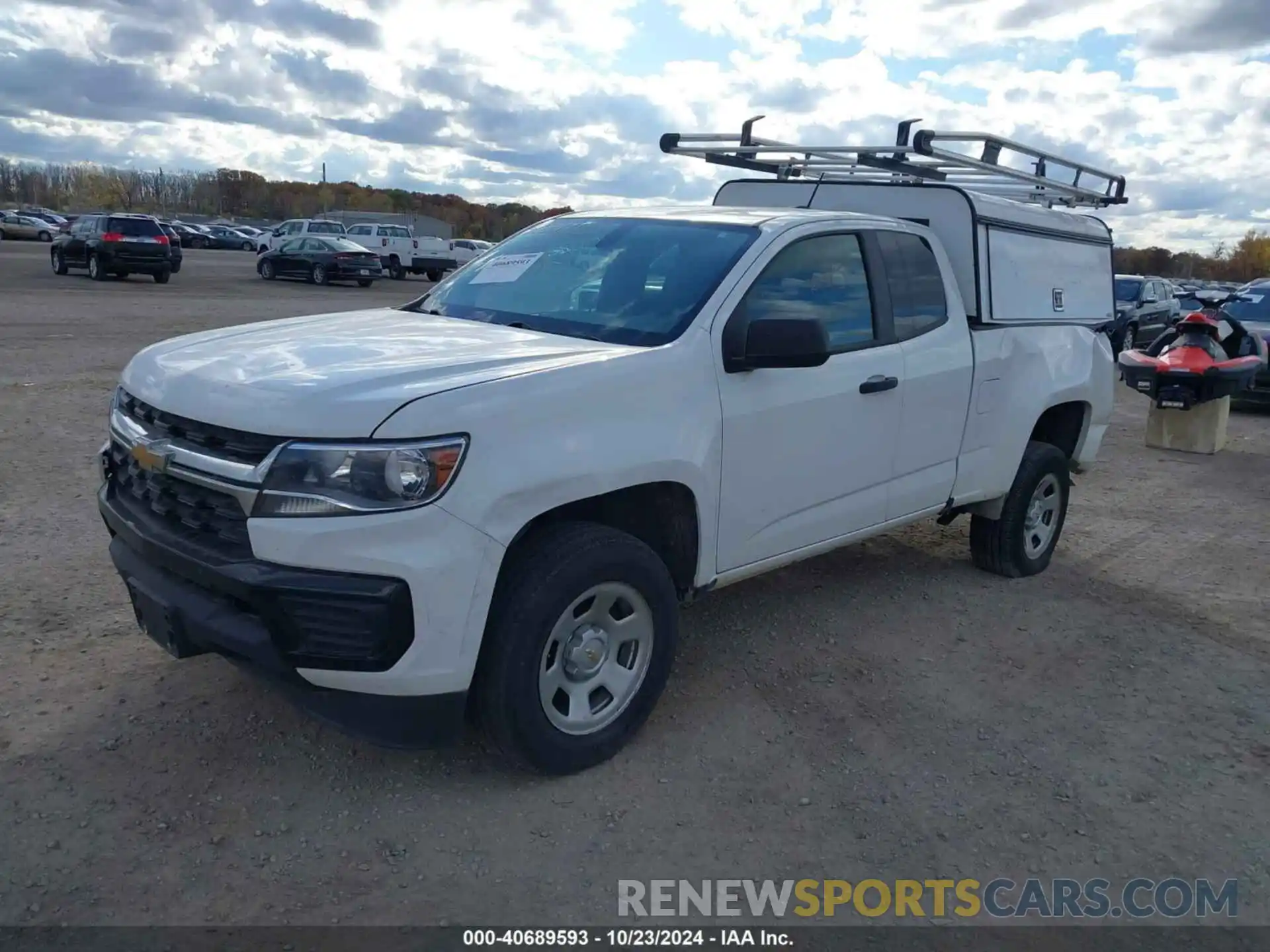 2 Photograph of a damaged car 1GCHSBEN9M1265433 CHEVROLET COLORADO 2021