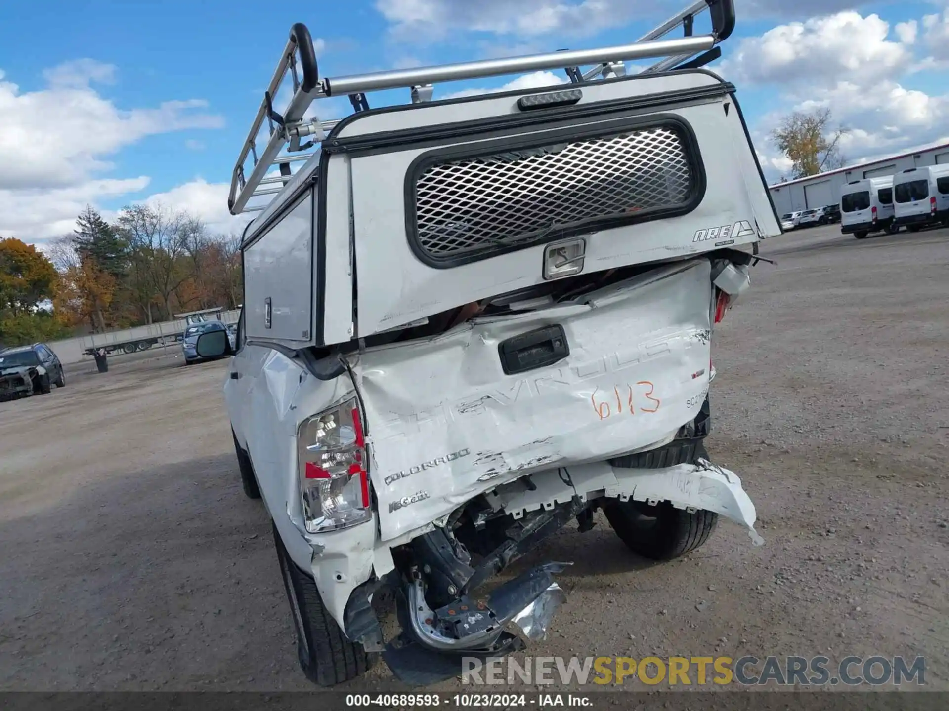 6 Photograph of a damaged car 1GCHSBEN9M1265433 CHEVROLET COLORADO 2021