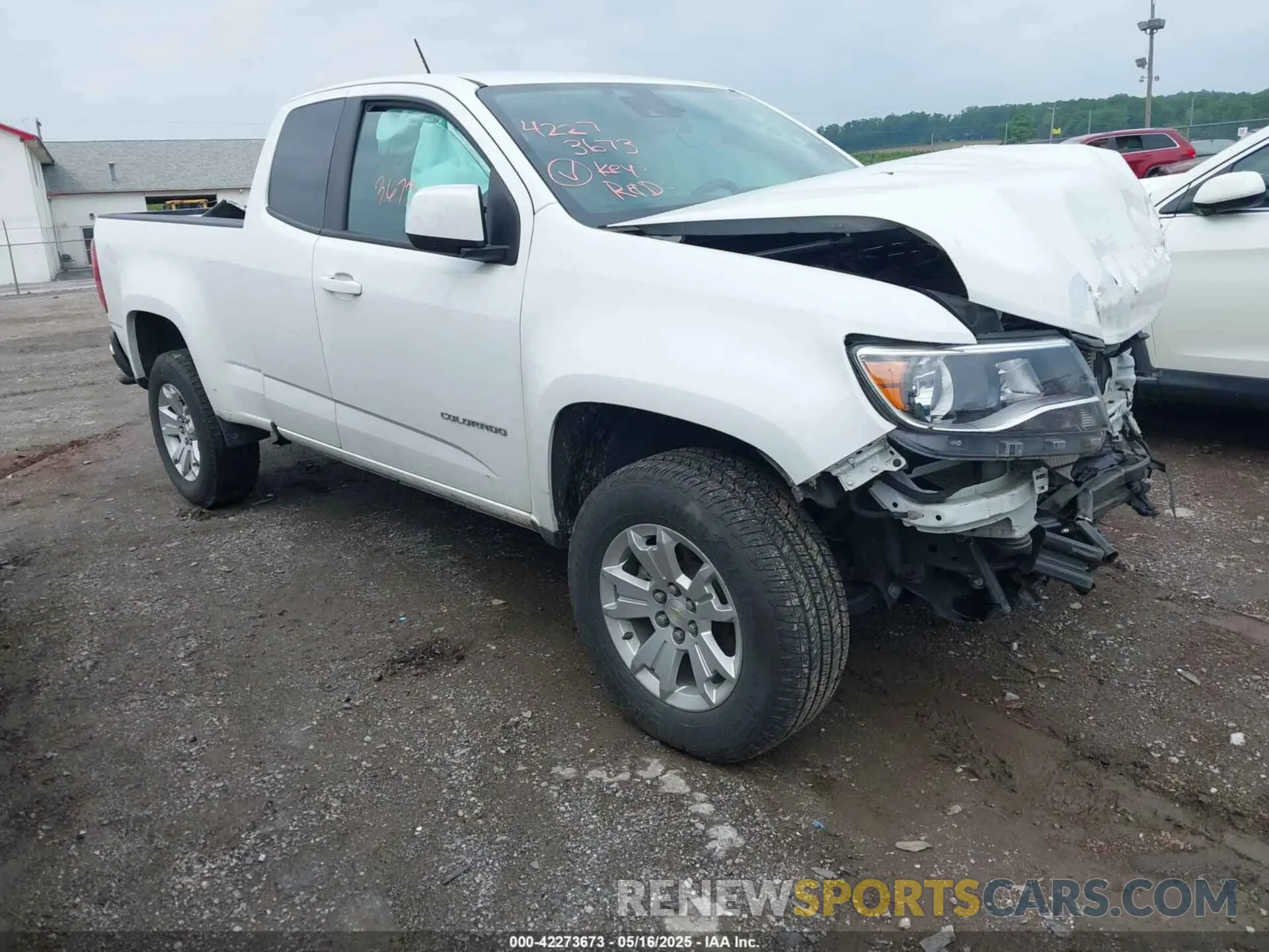 1 Photograph of a damaged car 1GCHSCEA0M1203146 CHEVROLET COLORADO 2021