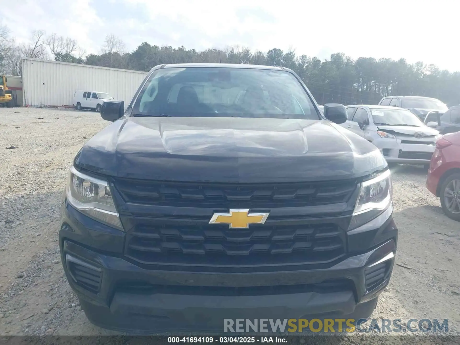 12 Photograph of a damaged car 1GCHSCEA1M1233689 CHEVROLET COLORADO 2021