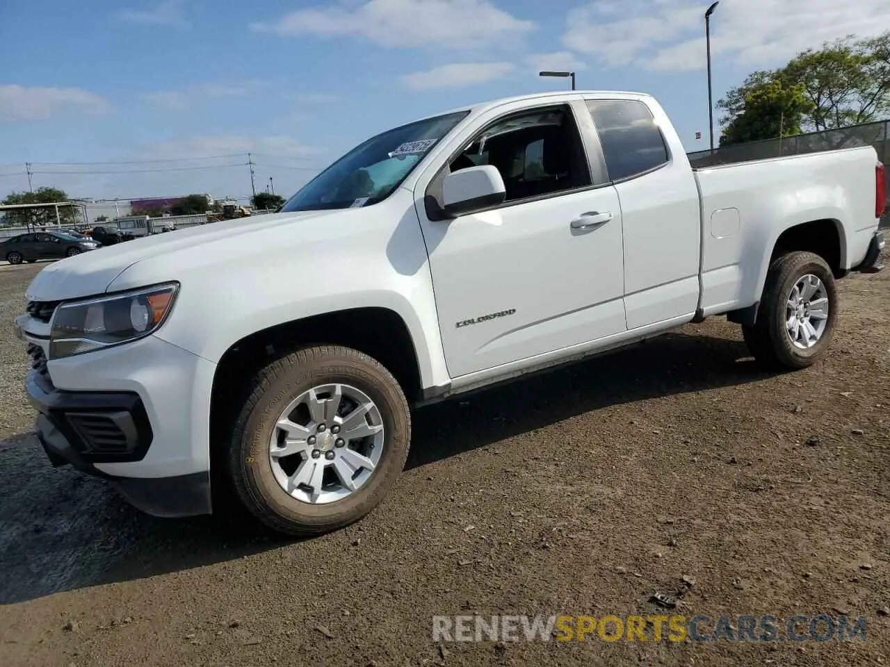 1 Photograph of a damaged car 1GCHSCEA2M1286644 CHEVROLET COLORADO 2021