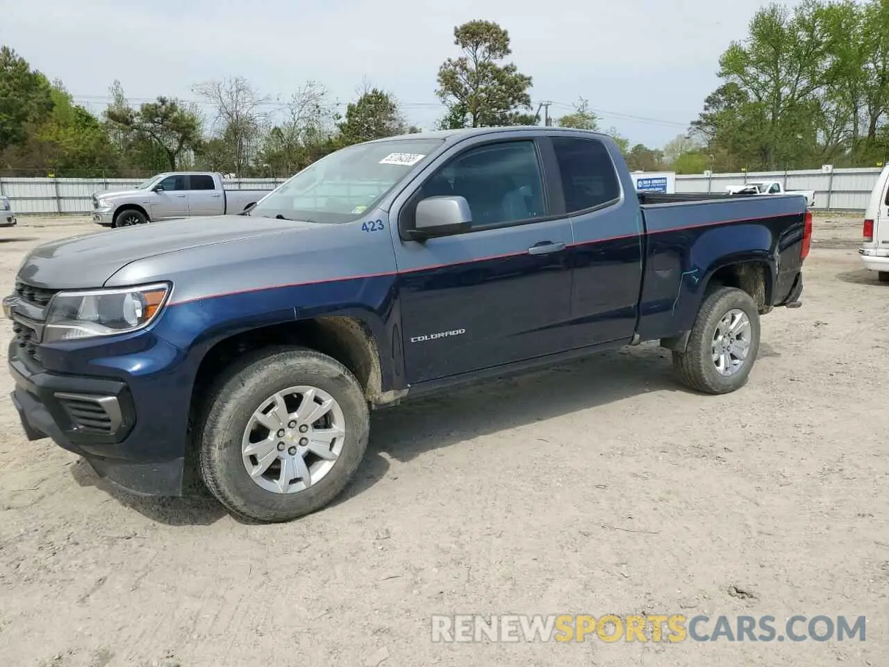 1 Photograph of a damaged car 1GCHSCEA3M1274938 CHEVROLET COLORADO 2021