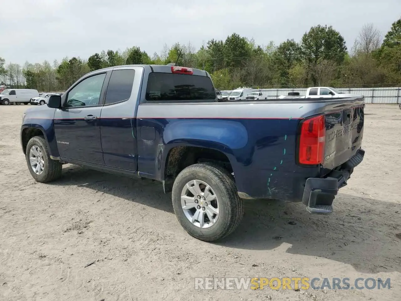 2 Photograph of a damaged car 1GCHSCEA3M1274938 CHEVROLET COLORADO 2021