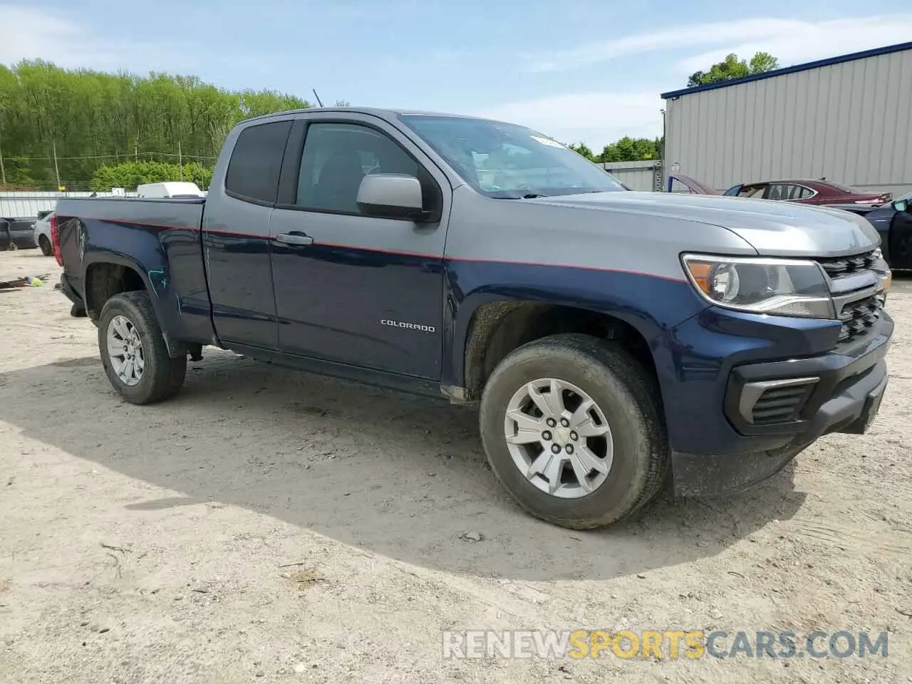4 Photograph of a damaged car 1GCHSCEA3M1274938 CHEVROLET COLORADO 2021