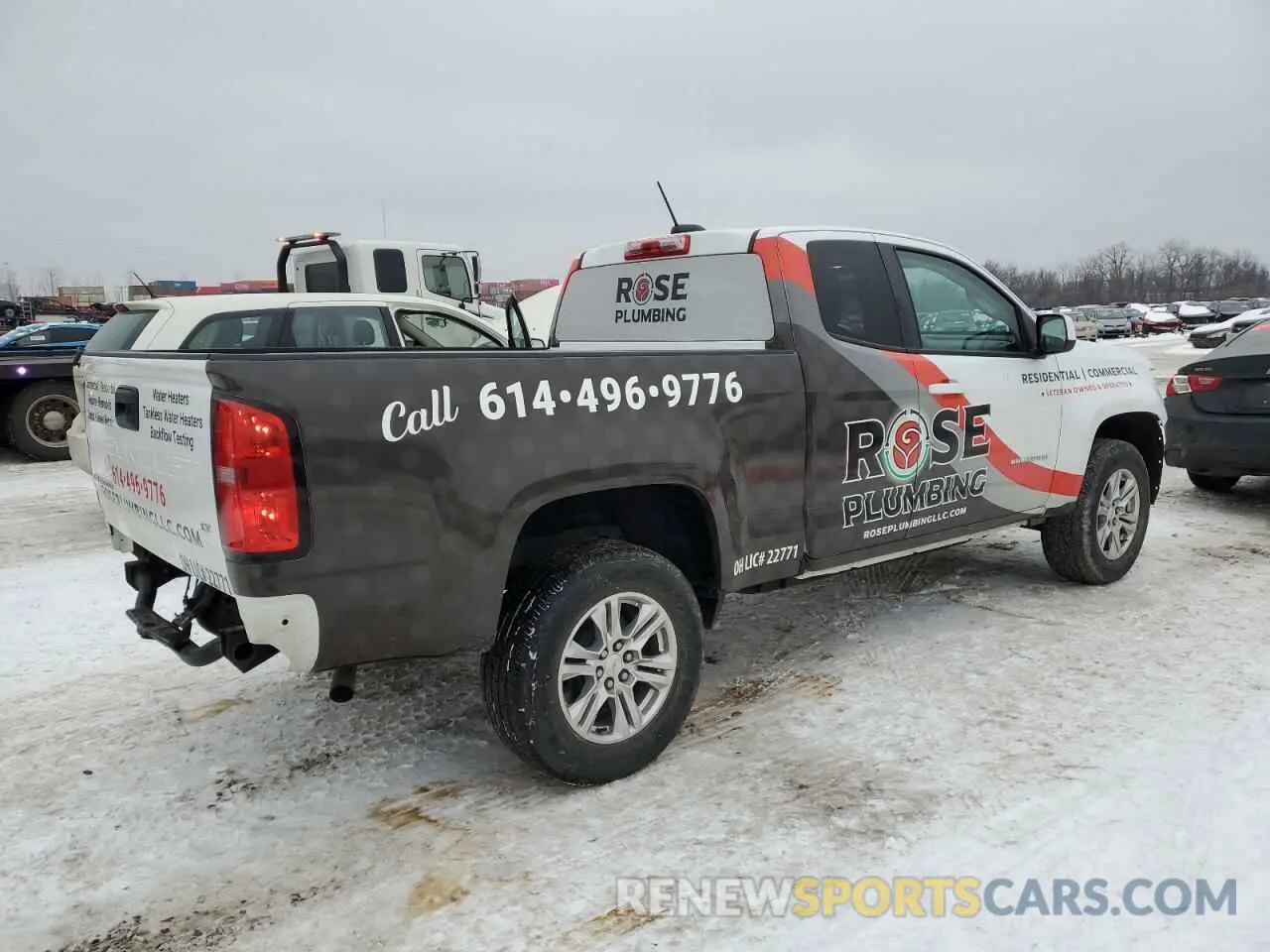3 Photograph of a damaged car 1GCHSCEA3M1277192 CHEVROLET COLORADO 2021