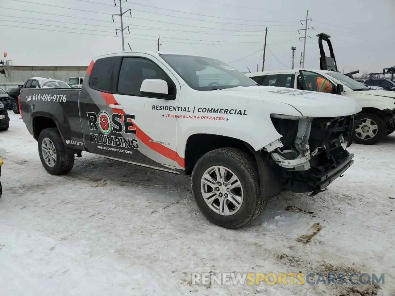 4 Photograph of a damaged car 1GCHSCEA3M1277192 CHEVROLET COLORADO 2021