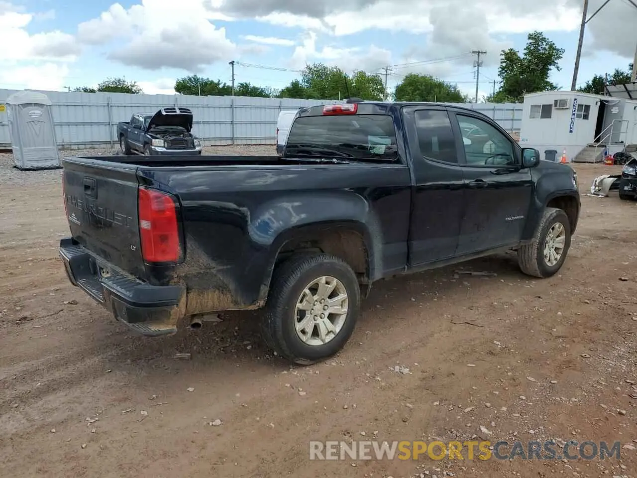 3 Photograph of a damaged car 1GCHSCEA3M1278598 CHEVROLET COLORADO 2021