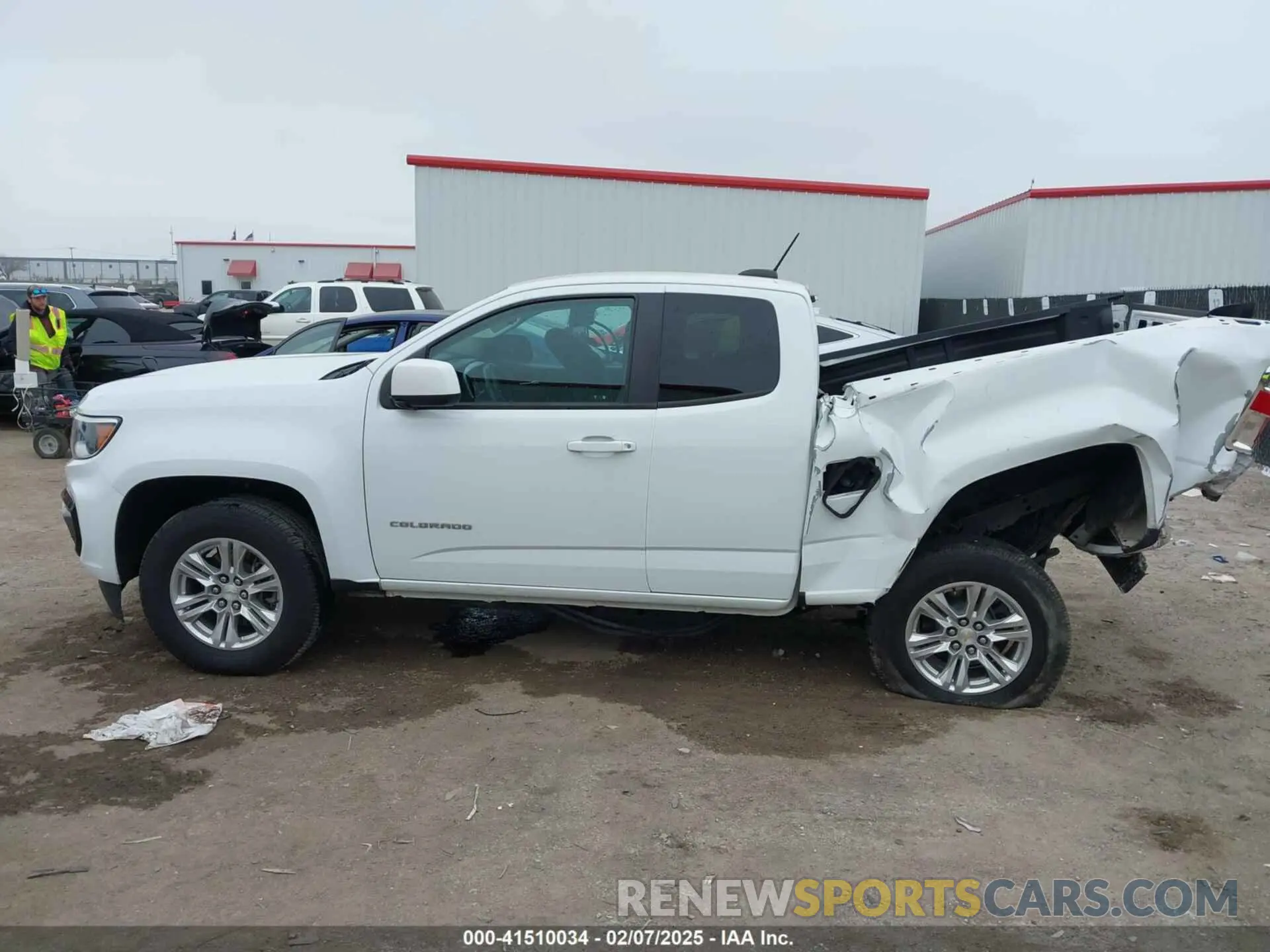 14 Photograph of a damaged car 1GCHSCEA4M1251331 CHEVROLET COLORADO 2021