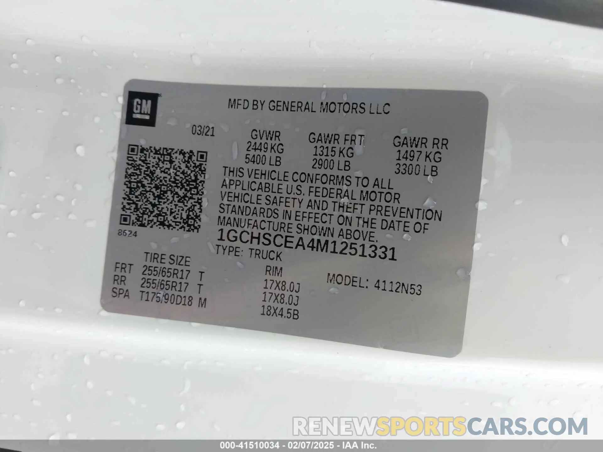 9 Photograph of a damaged car 1GCHSCEA4M1251331 CHEVROLET COLORADO 2021