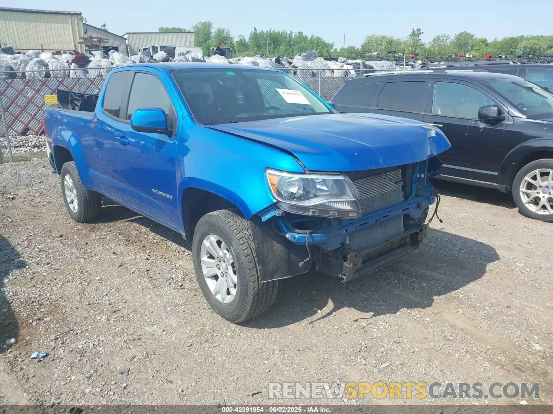 1 Photograph of a damaged car 1GCHSCEA5M1195030 CHEVROLET COLORADO 2021