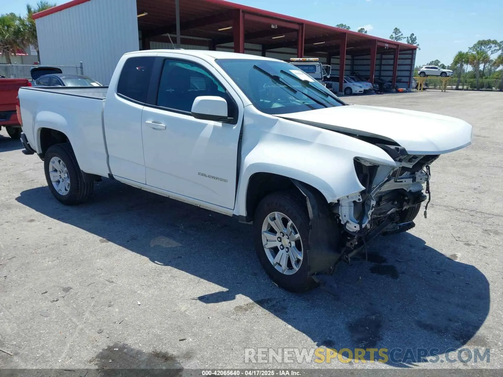 1 Photograph of a damaged car 1GCHSCEA5M1247241 CHEVROLET COLORADO 2021