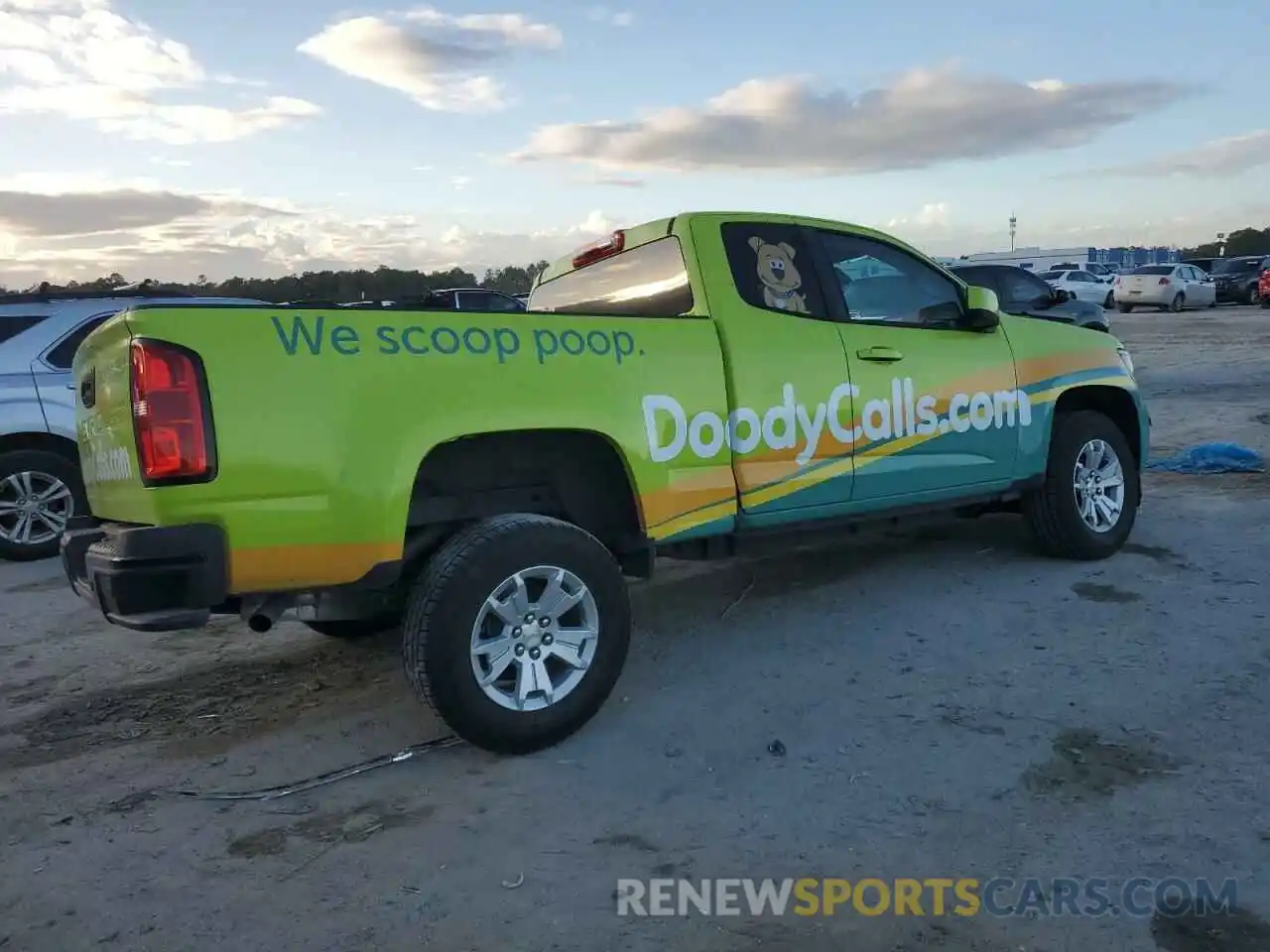 3 Photograph of a damaged car 1GCHSCEA5M1249717 CHEVROLET COLORADO 2021