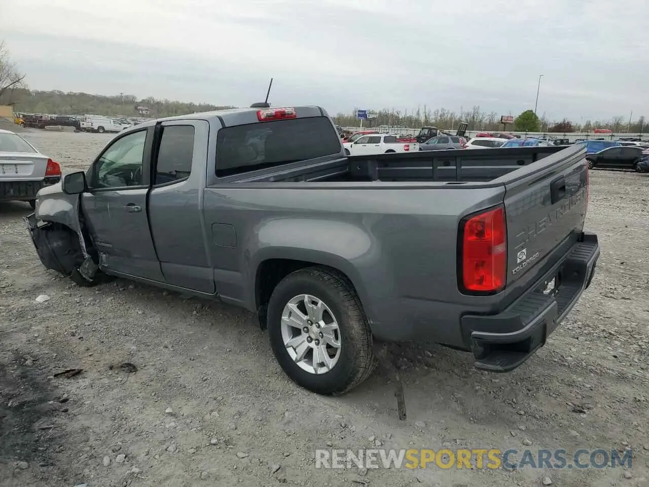 2 Photograph of a damaged car 1GCHSCEA5M1261026 CHEVROLET COLORADO 2021