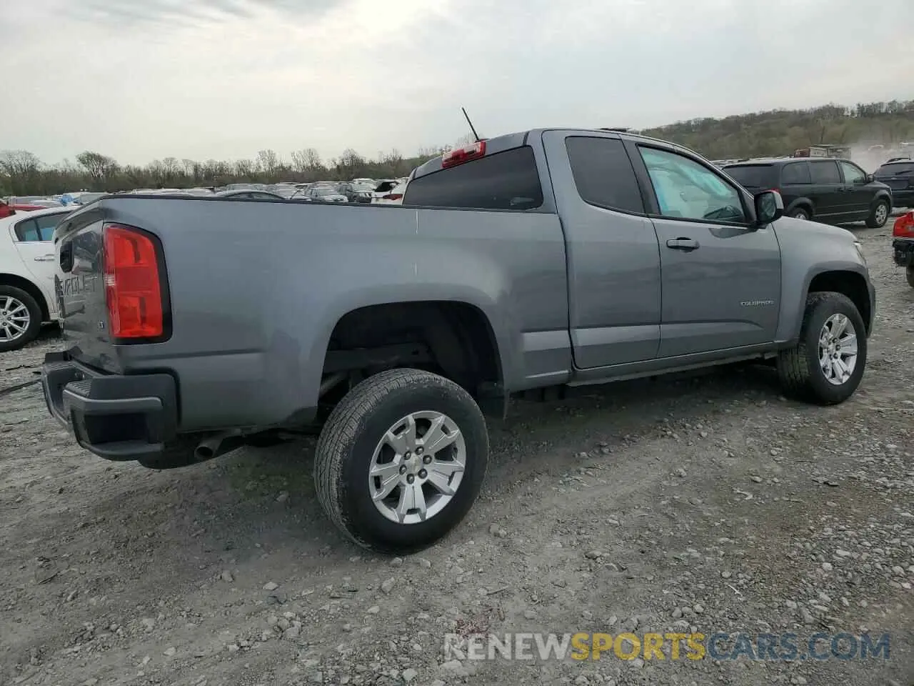 3 Photograph of a damaged car 1GCHSCEA5M1261026 CHEVROLET COLORADO 2021