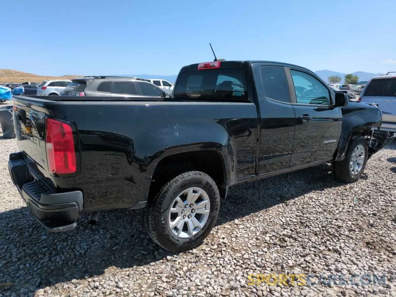 3 Photograph of a damaged car 1GCHSCEA7M1260489 CHEVROLET COLORADO 2021