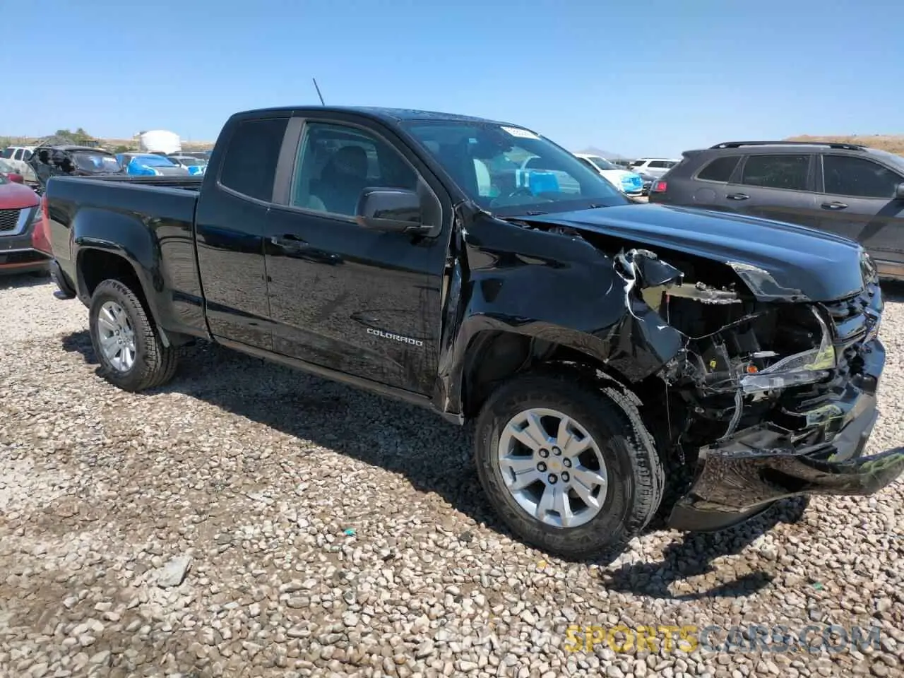 4 Photograph of a damaged car 1GCHSCEA7M1260489 CHEVROLET COLORADO 2021