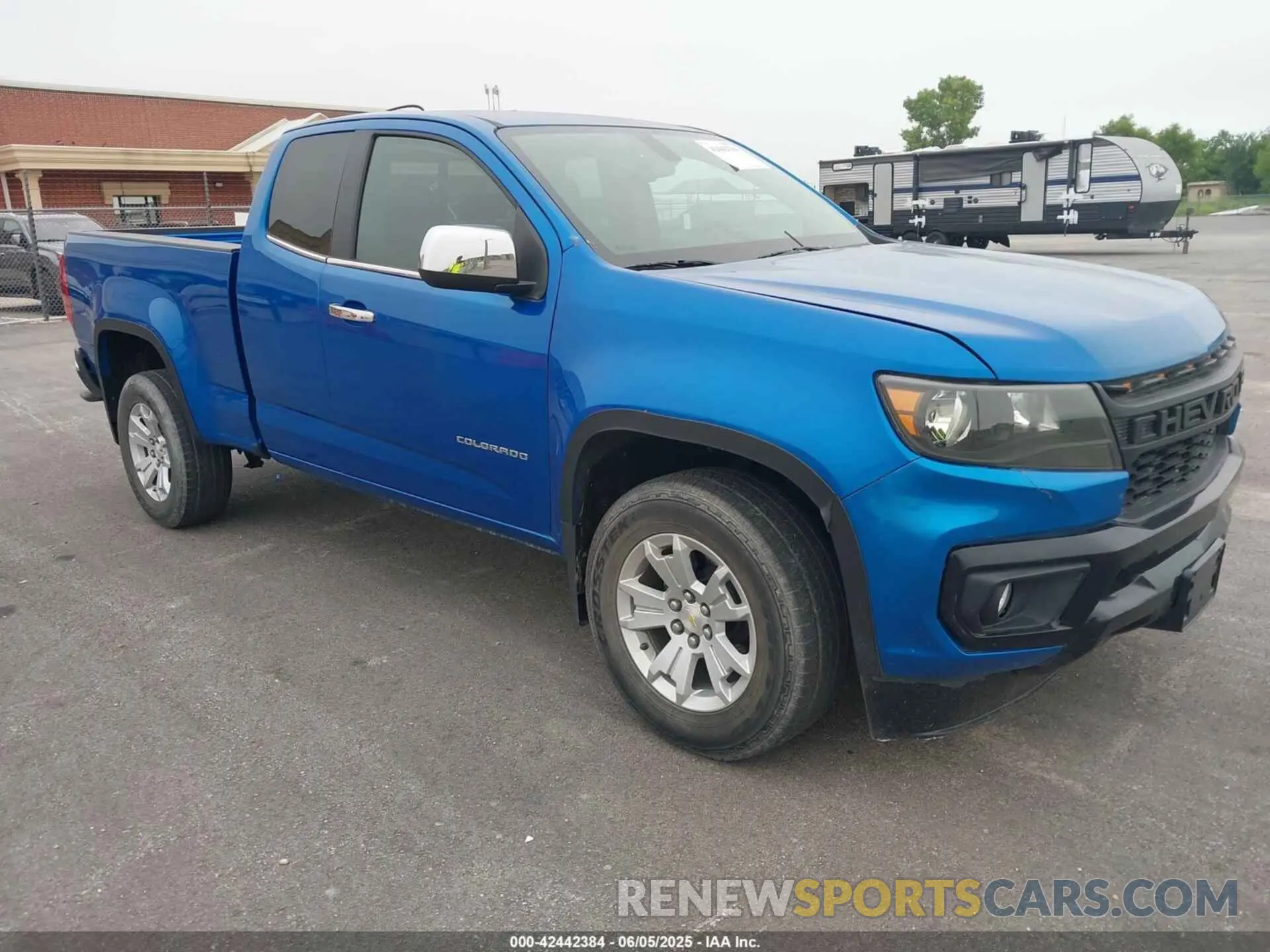 1 Photograph of a damaged car 1GCHSCEN3M1297381 CHEVROLET COLORADO 2021