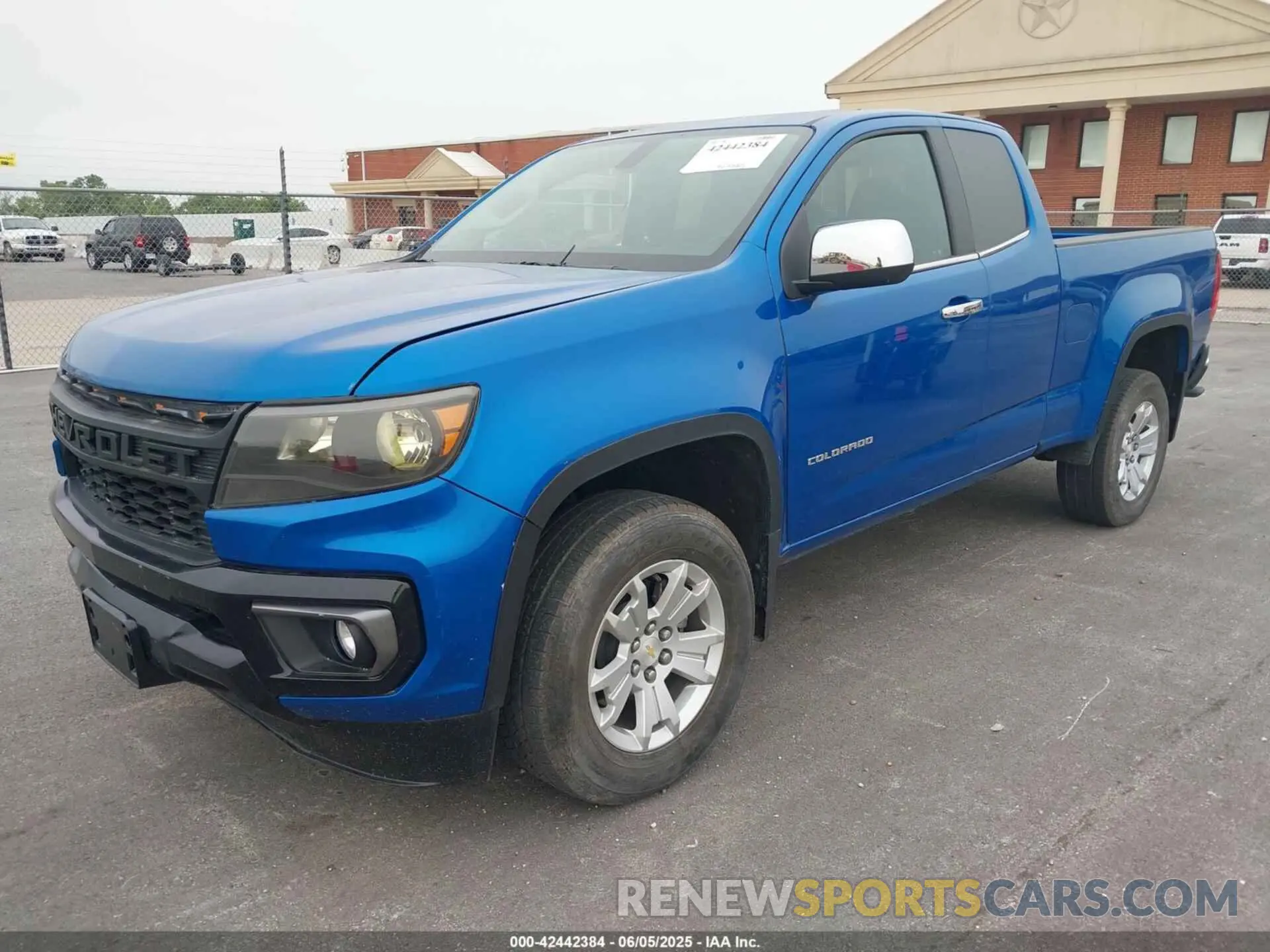 2 Photograph of a damaged car 1GCHSCEN3M1297381 CHEVROLET COLORADO 2021