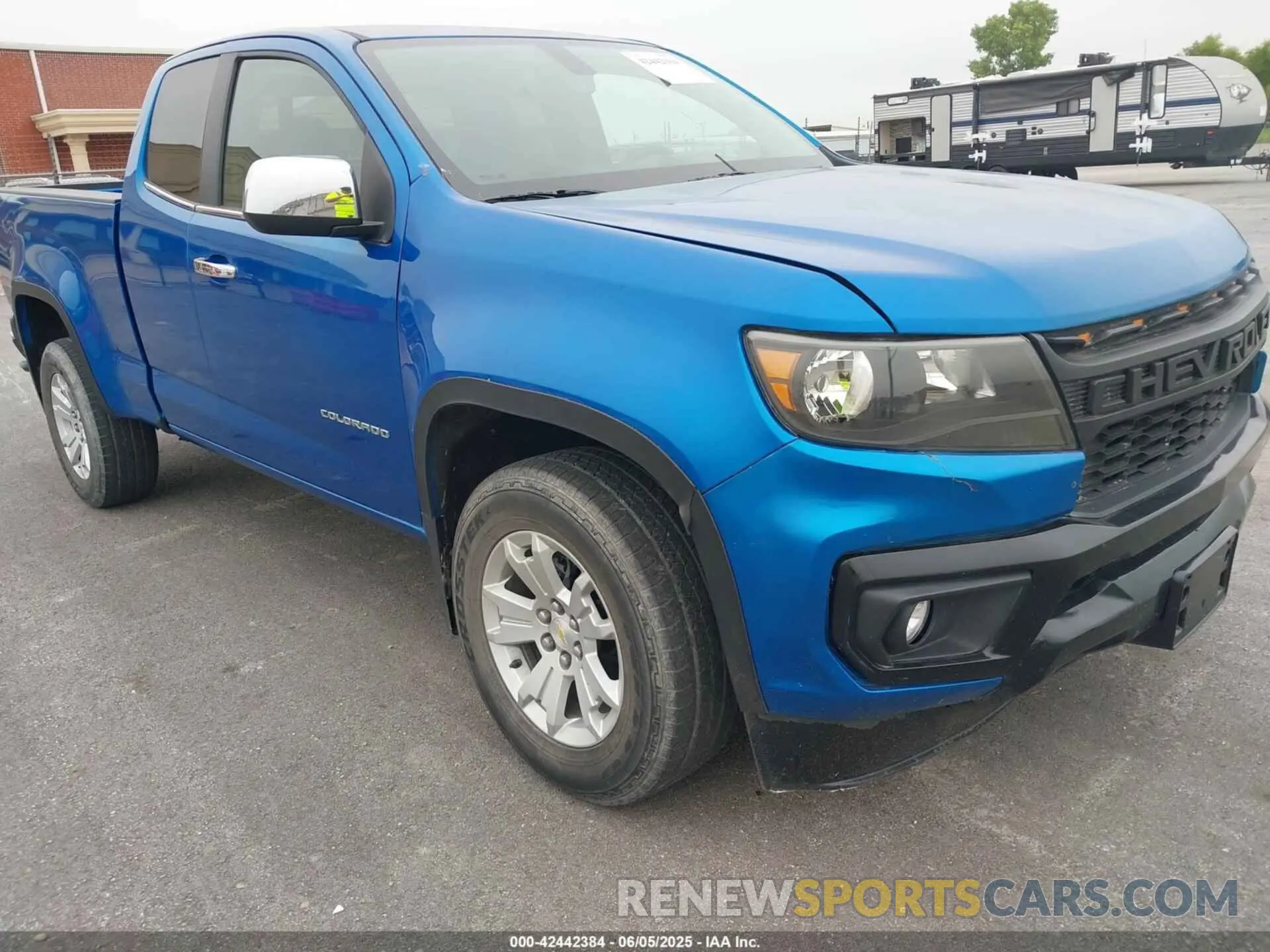 6 Photograph of a damaged car 1GCHSCEN3M1297381 CHEVROLET COLORADO 2021