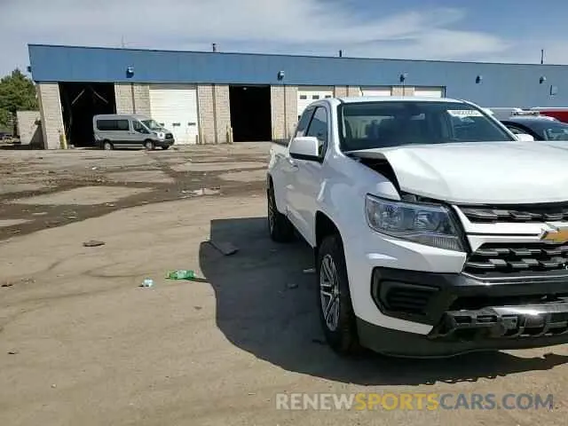 11 Photograph of a damaged car 1GCHTBEA3M1141314 CHEVROLET COLORADO 2021