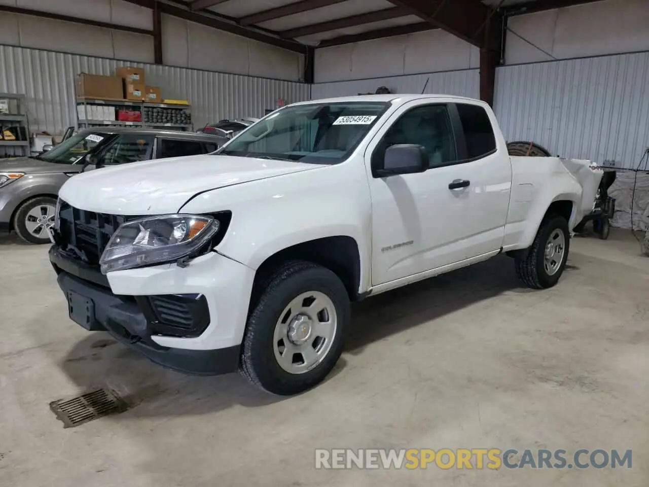 1 Photograph of a damaged car 1GCHTBEN0M1232558 CHEVROLET COLORADO 2021