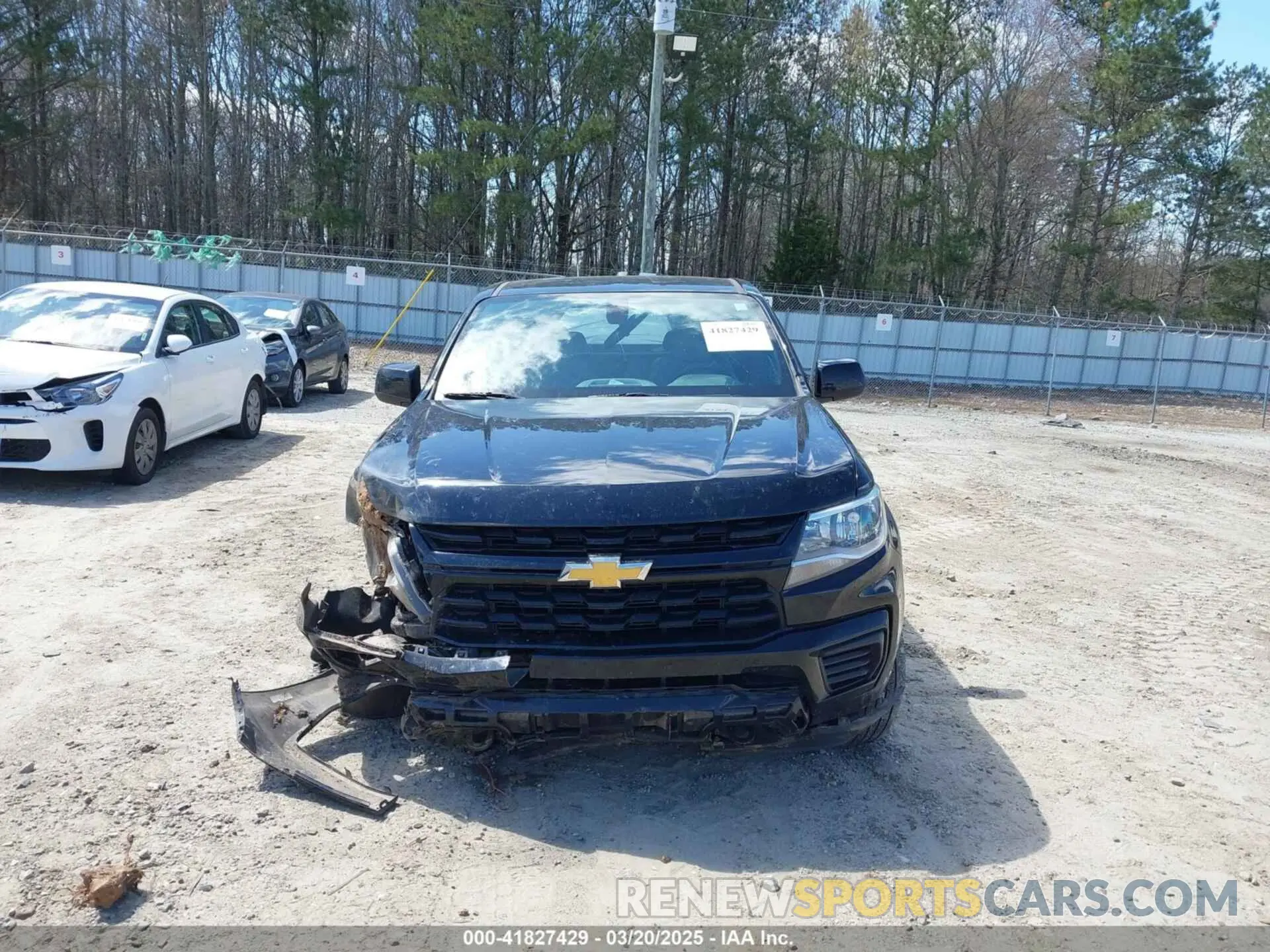 12 Photograph of a damaged car 1GCHTBEN2M1151898 CHEVROLET COLORADO 2021