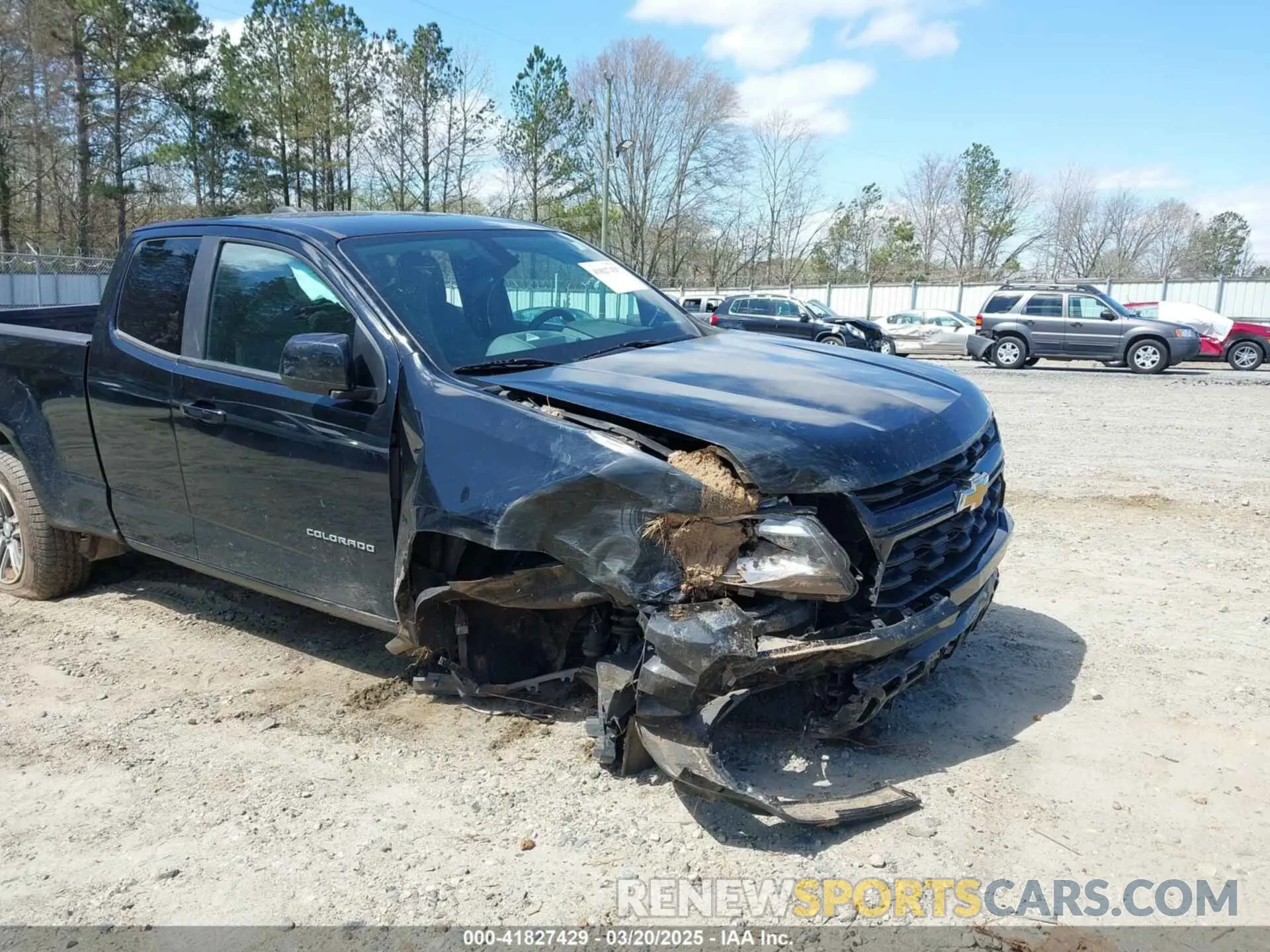 6 Photograph of a damaged car 1GCHTBEN2M1151898 CHEVROLET COLORADO 2021