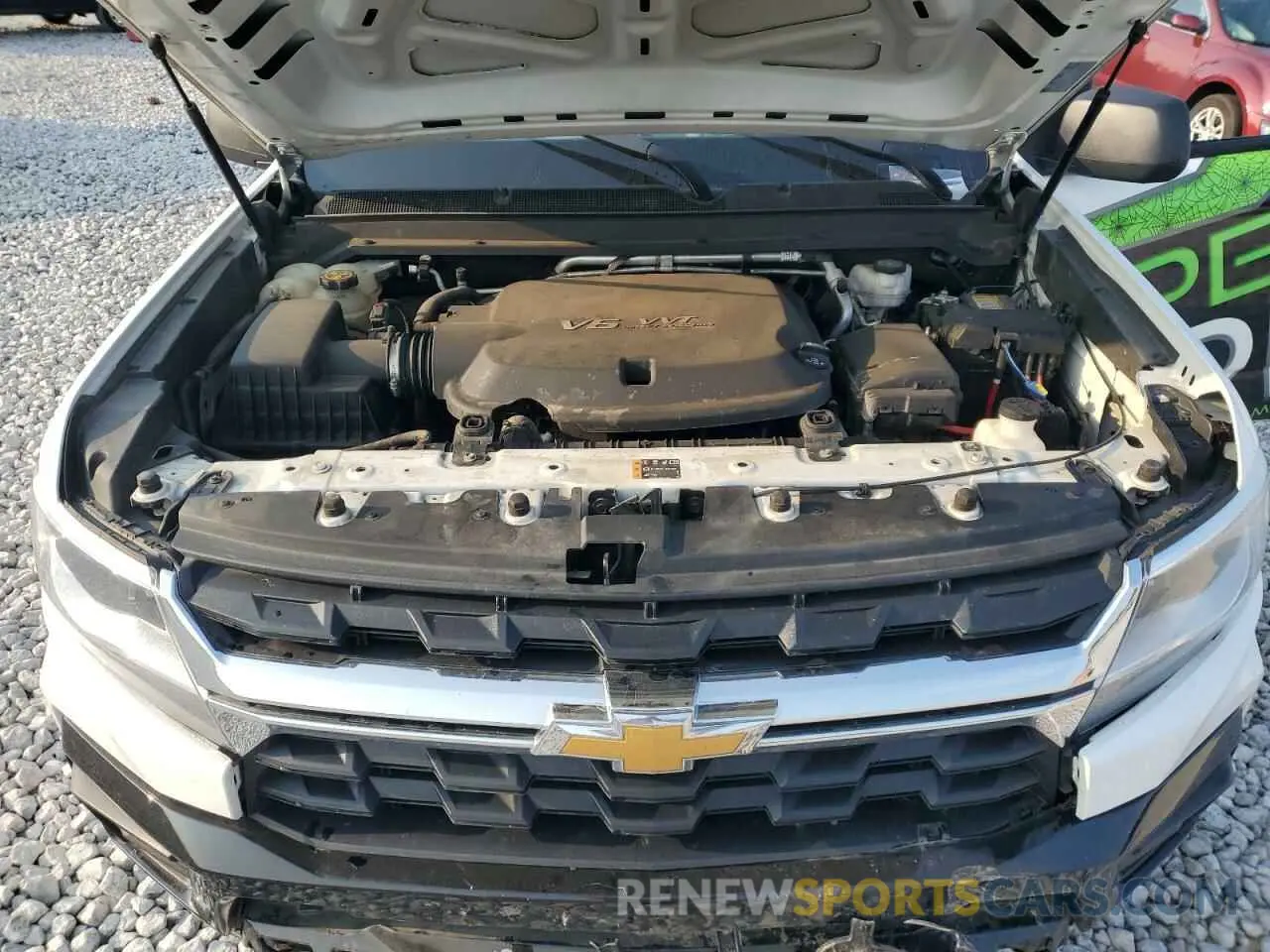 12 Photograph of a damaged car 1GCHTBEN8M1171430 CHEVROLET COLORADO 2021
