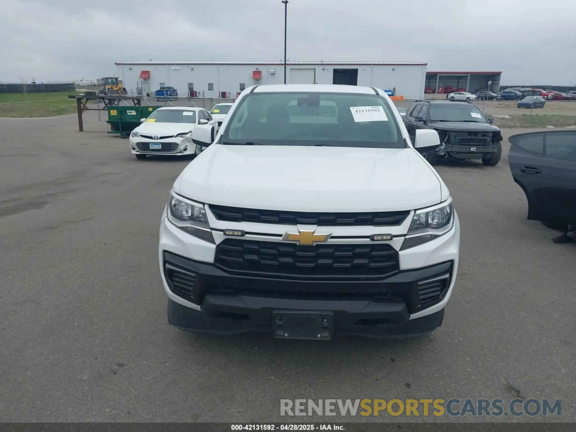 13 Photograph of a damaged car 1GCHTCEA0M1242851 CHEVROLET COLORADO 2021