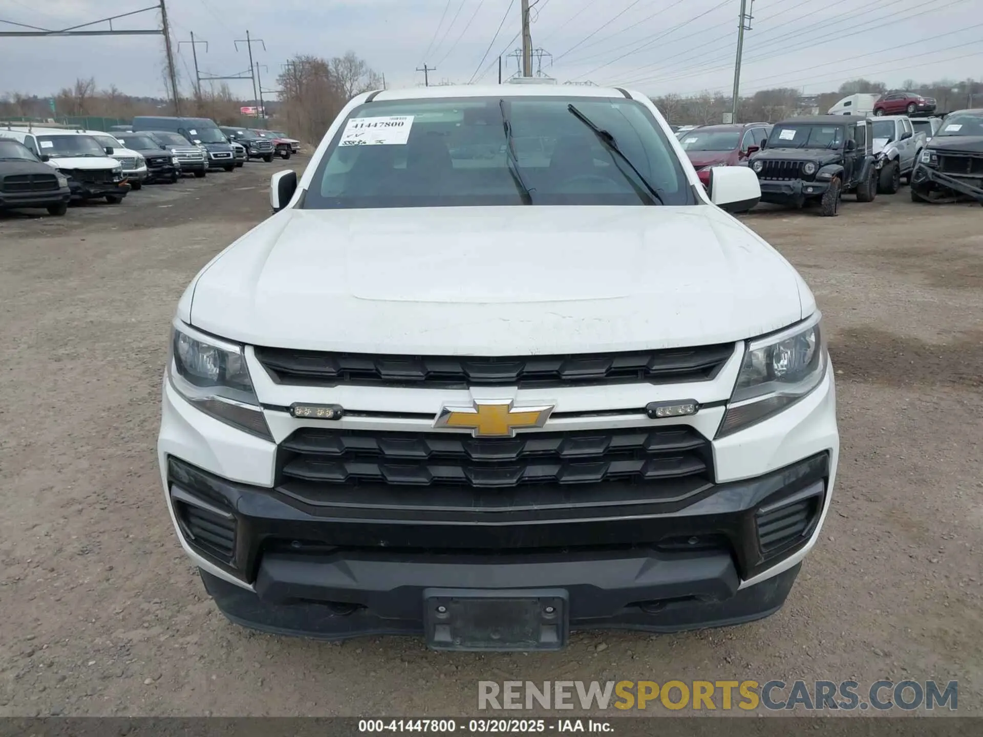 6 Photograph of a damaged car 1GCHTCEA1M1253177 CHEVROLET COLORADO 2021