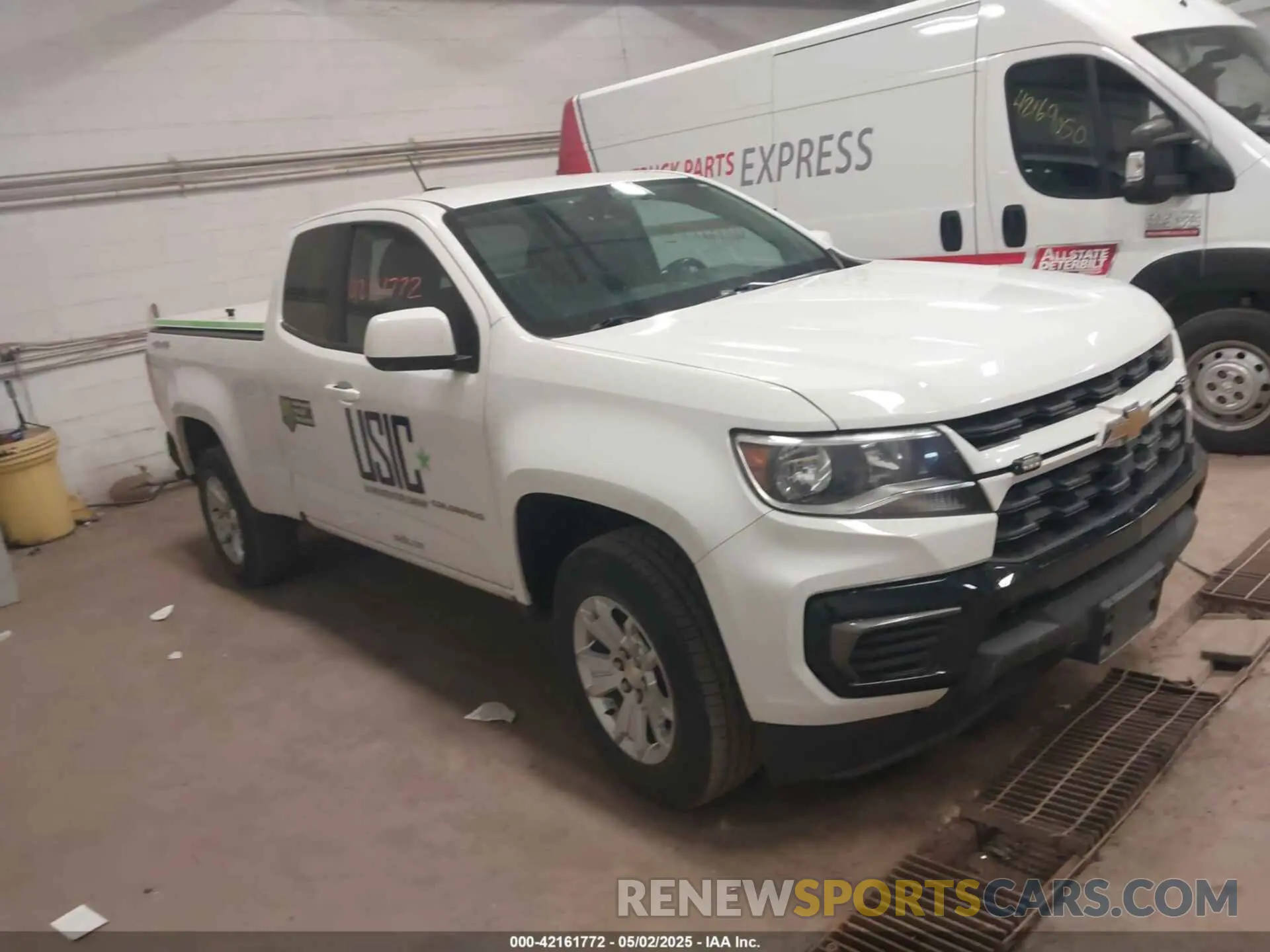 1 Photograph of a damaged car 1GCHTCEA9M1275685 CHEVROLET COLORADO 2021