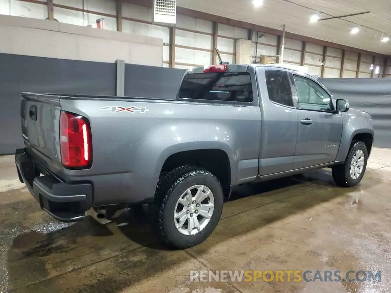 3 Photograph of a damaged car 1GCHTCEAXM1170749 CHEVROLET COLORADO 2021