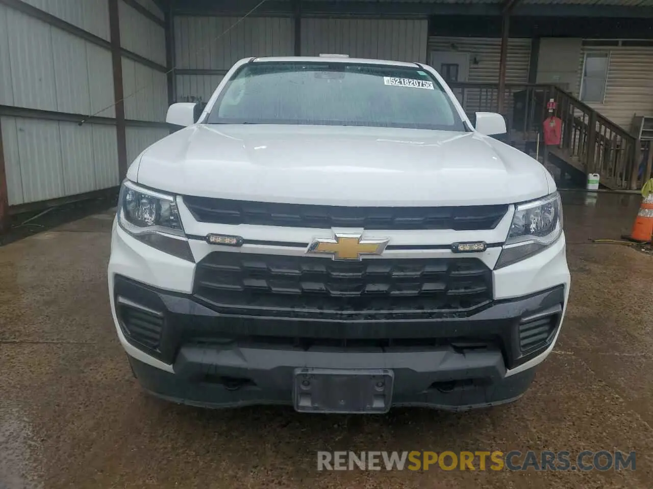 5 Photograph of a damaged car 1GCHTCEAXM1253310 CHEVROLET COLORADO 2021