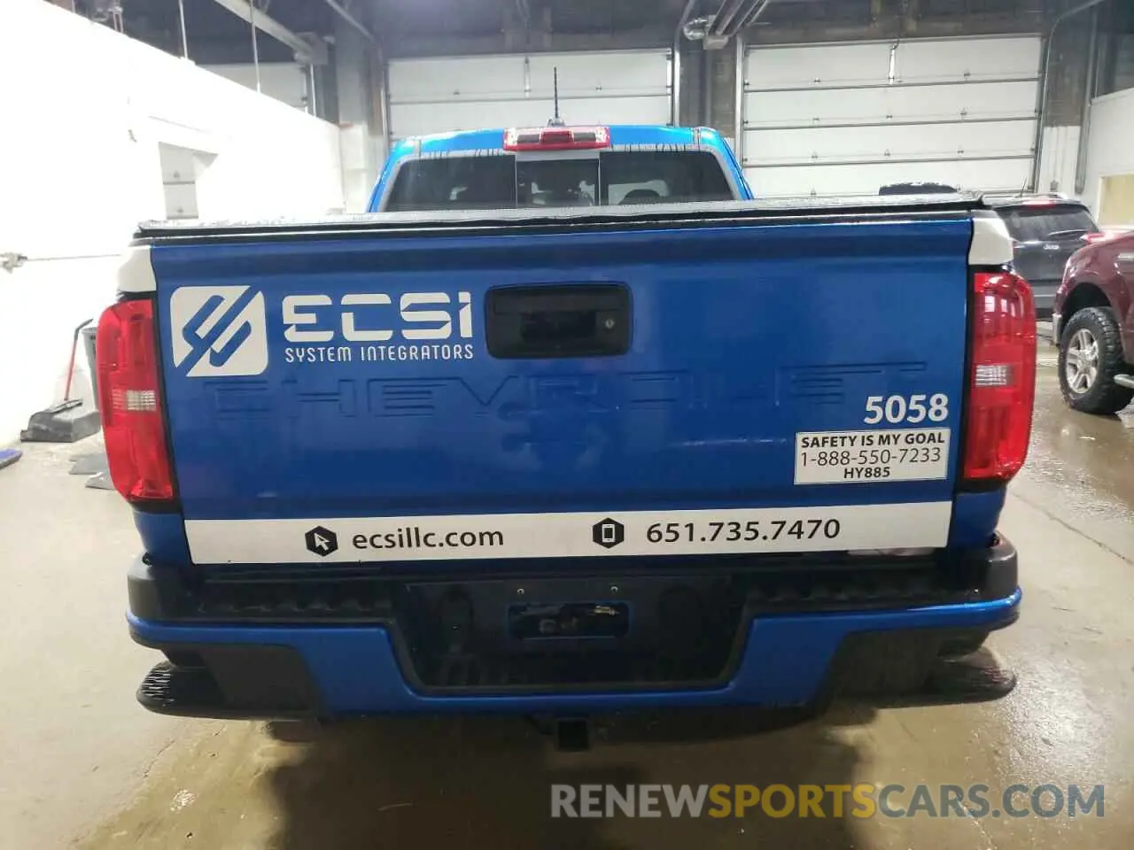 6 Photograph of a damaged car 1GCHTCEN4M1297287 CHEVROLET COLORADO 2021