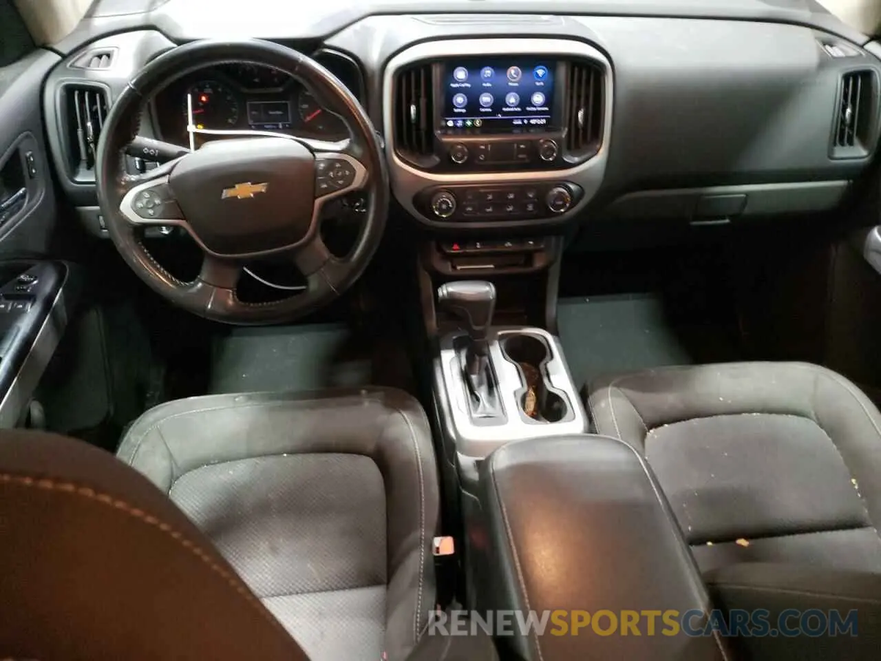 8 Photograph of a damaged car 1GCHTCEN4M1297287 CHEVROLET COLORADO 2021