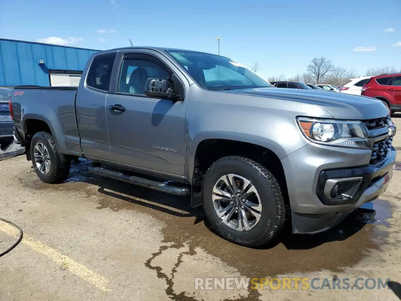 4 Photograph of a damaged car 1GCHTDEN7M1101834 CHEVROLET COLORADO 2021