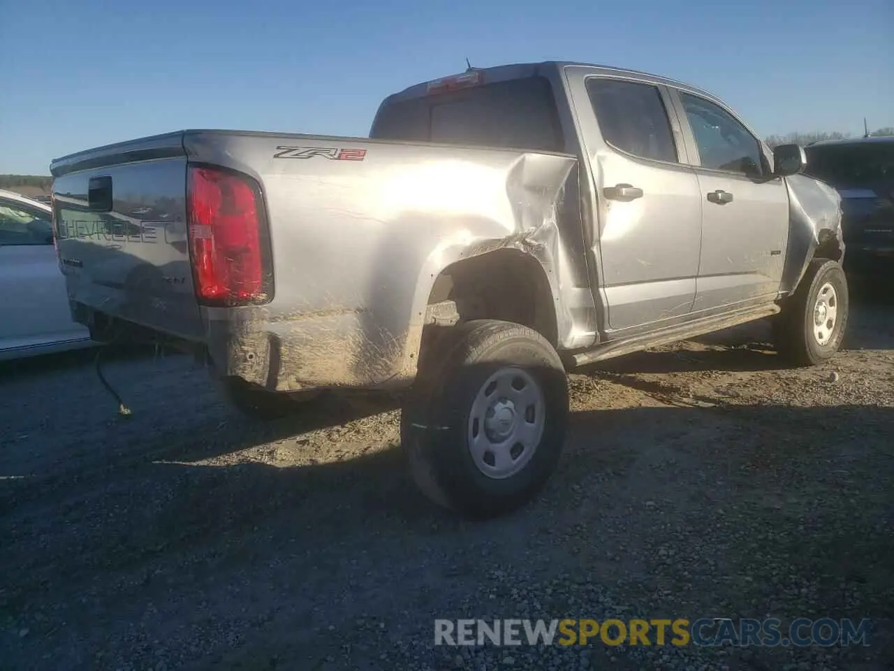 3 Photograph of a damaged car 1GCPTEE12M1164645 CHEVROLET COLORADO 2021