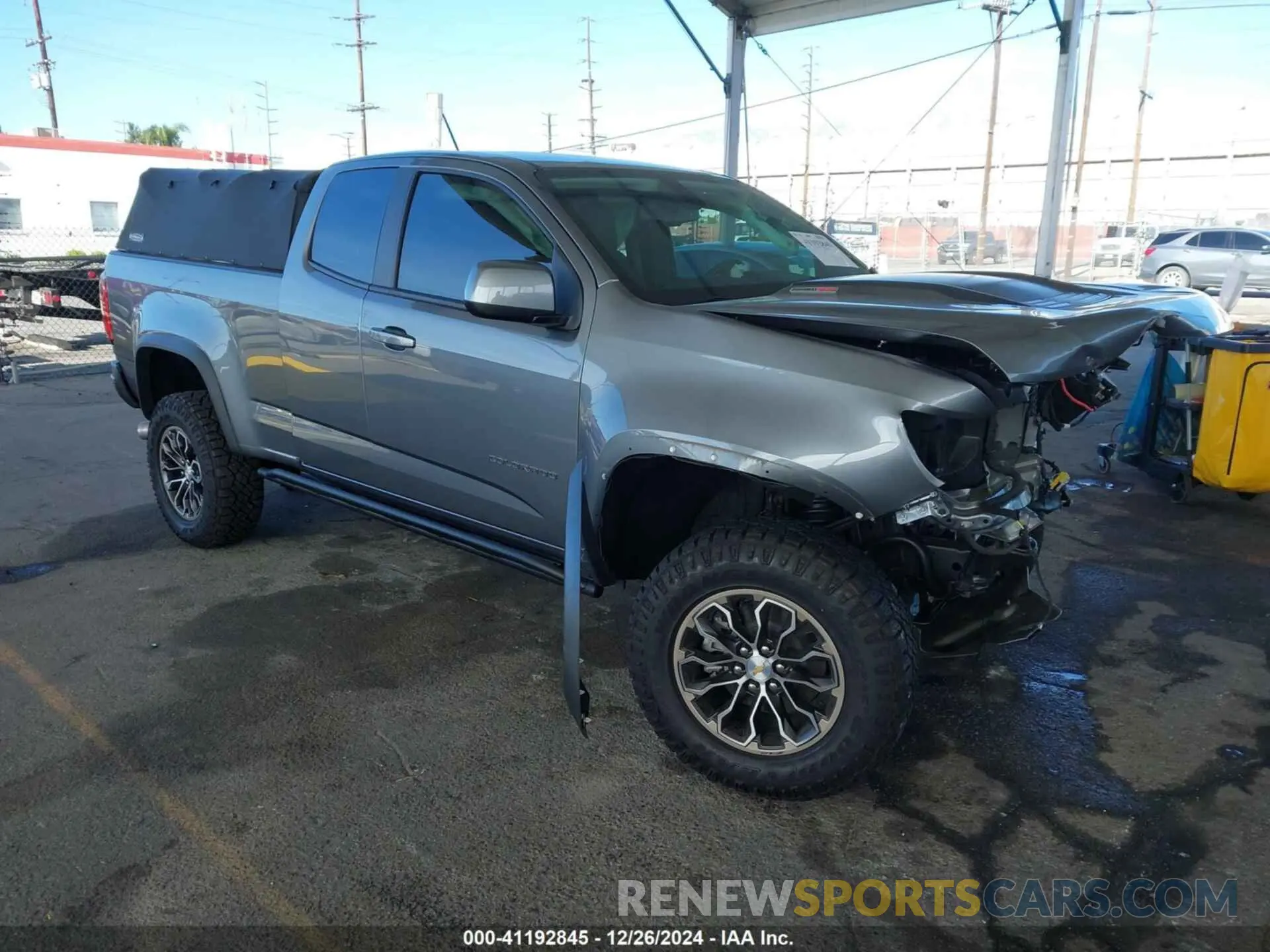 1 Photograph of a damaged car 1GCRTEE14M1210503 CHEVROLET COLORADO 2021