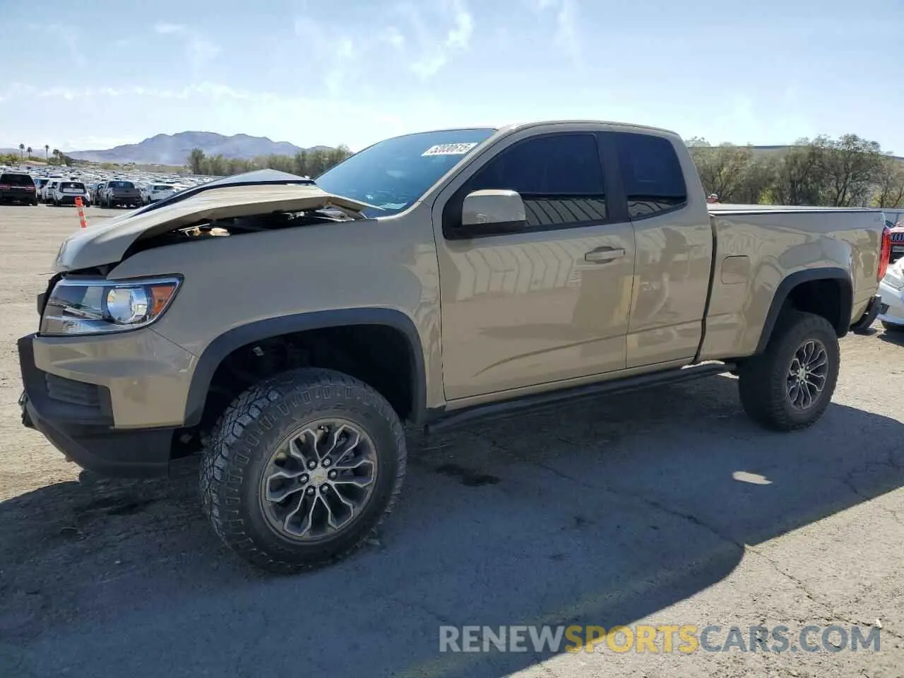 1 Photograph of a damaged car 1GCRTEEN8M1172812 CHEVROLET COLORADO 2021