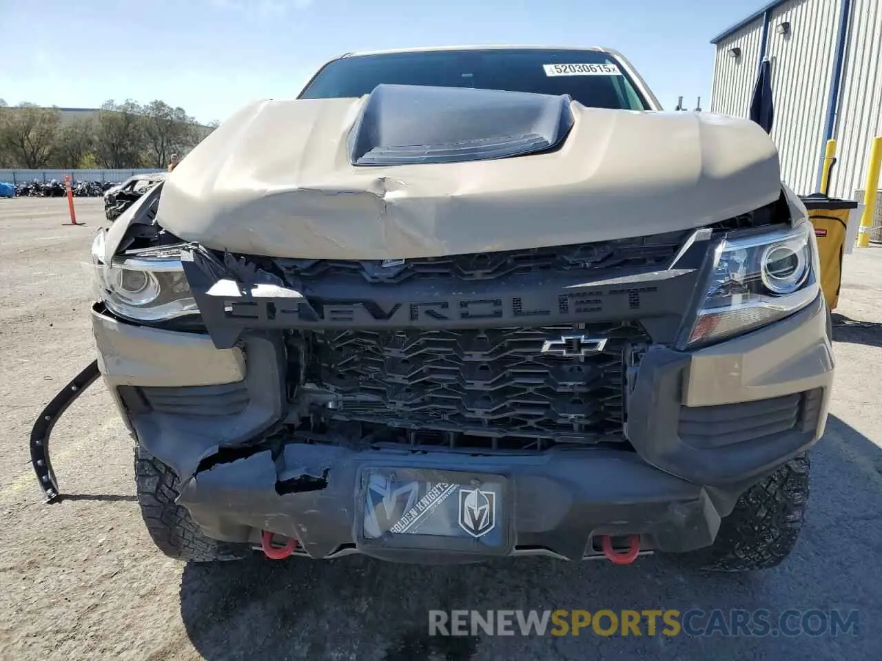 5 Photograph of a damaged car 1GCRTEEN8M1172812 CHEVROLET COLORADO 2021