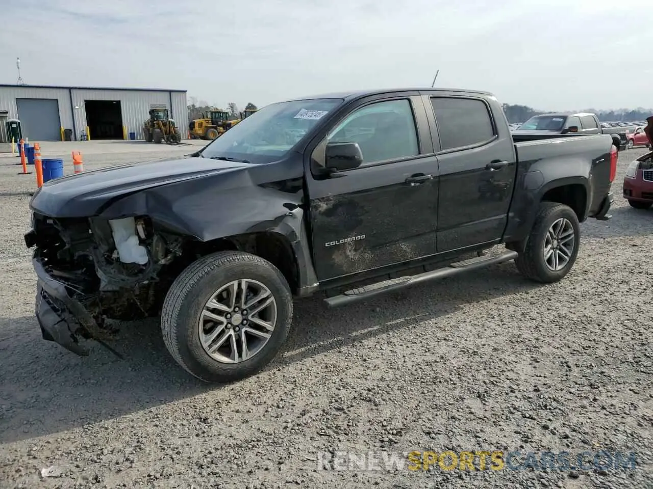 1 Photograph of a damaged car 1GCGSBEA1N1273665 CHEVROLET COLORADO 2022