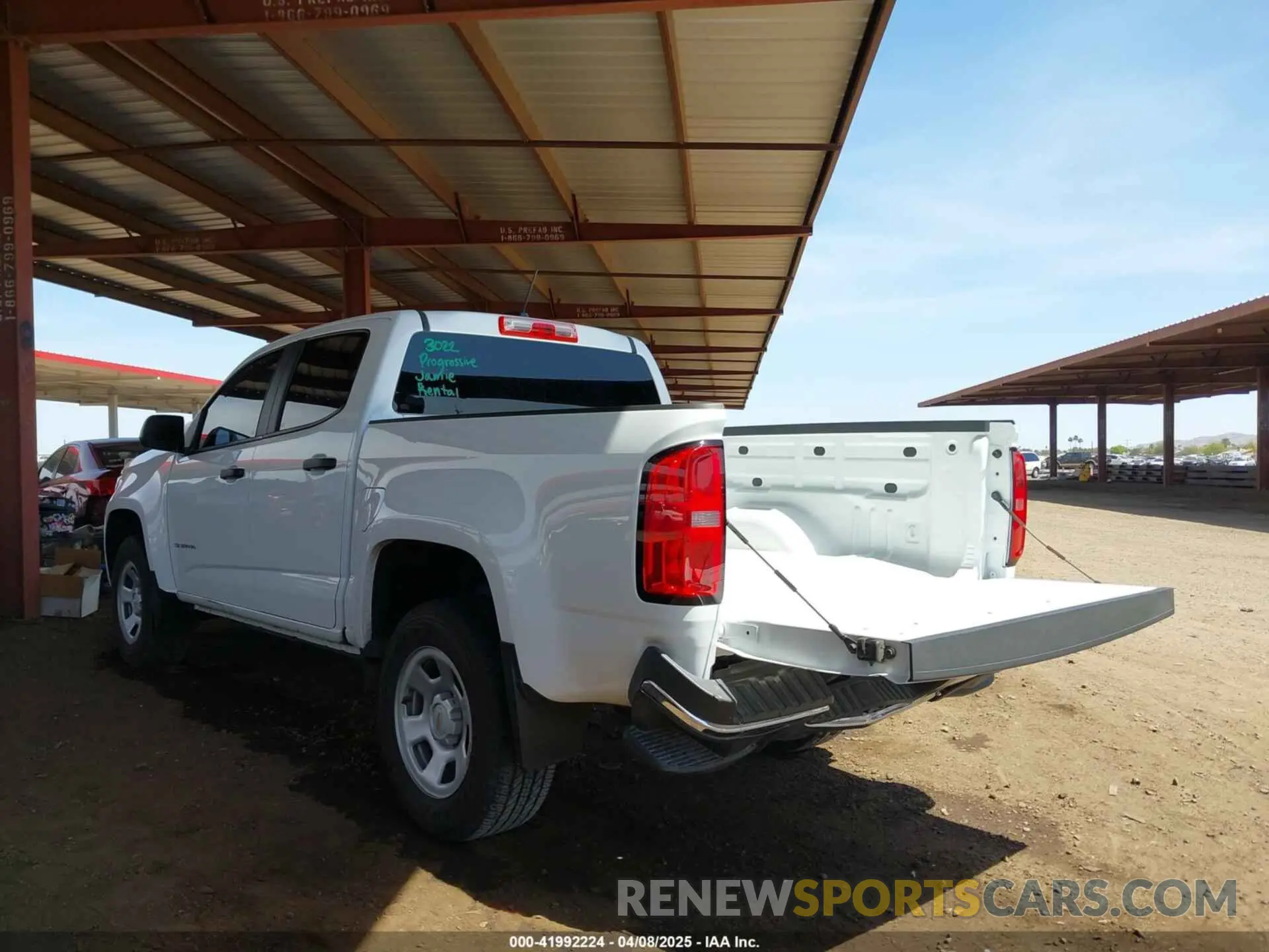 3 Photograph of a damaged car 1GCGSBEA5N1278576 CHEVROLET COLORADO 2022