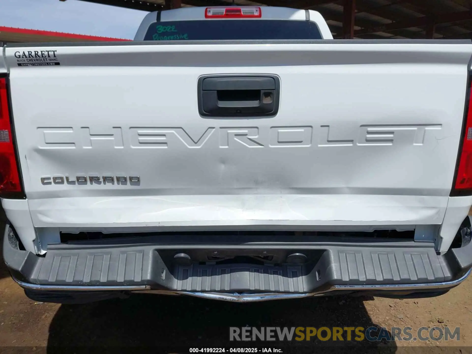 6 Photograph of a damaged car 1GCGSBEA5N1278576 CHEVROLET COLORADO 2022