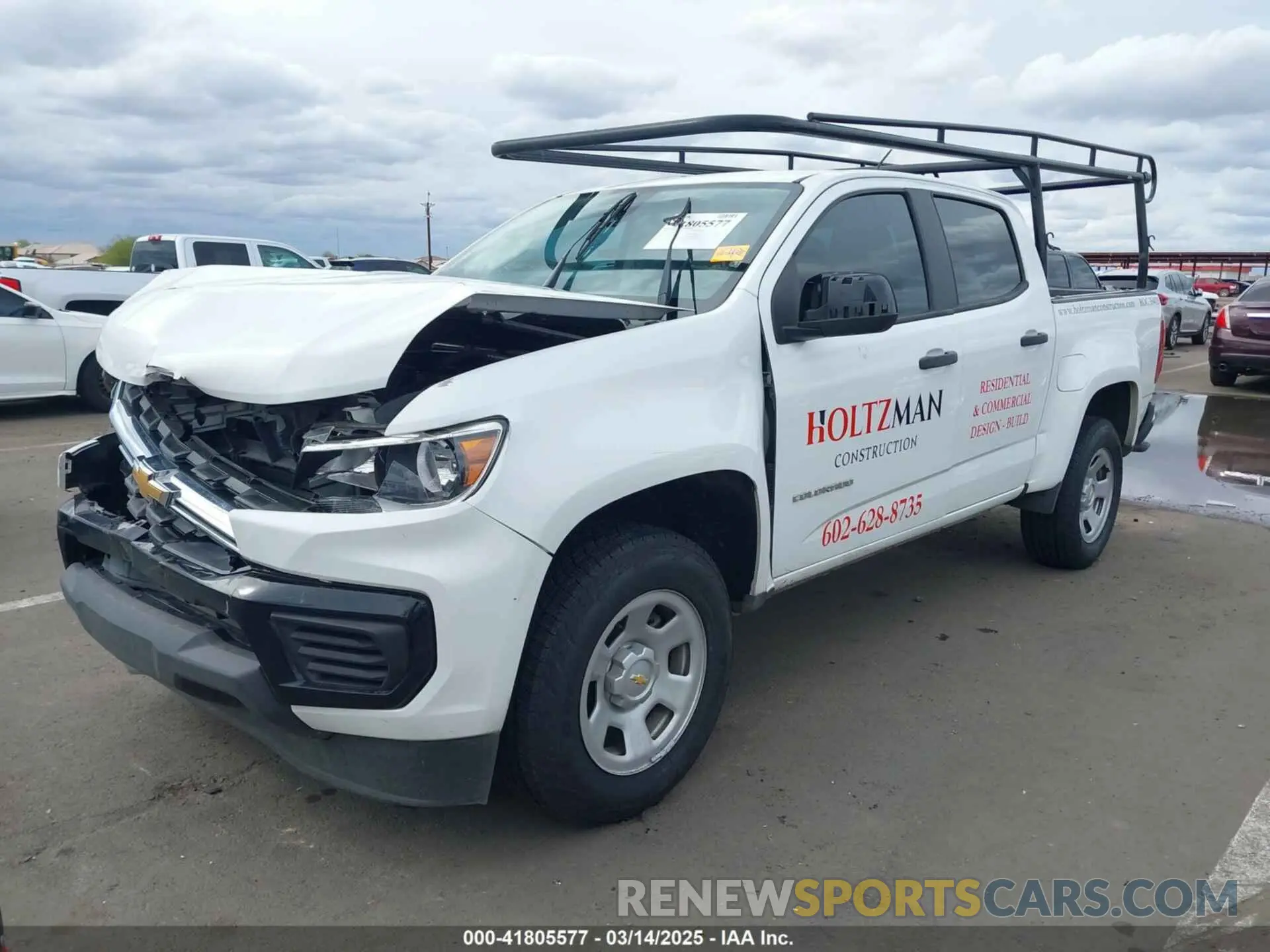 2 Photograph of a damaged car 1GCGSBEA7N1111880 CHEVROLET COLORADO 2022