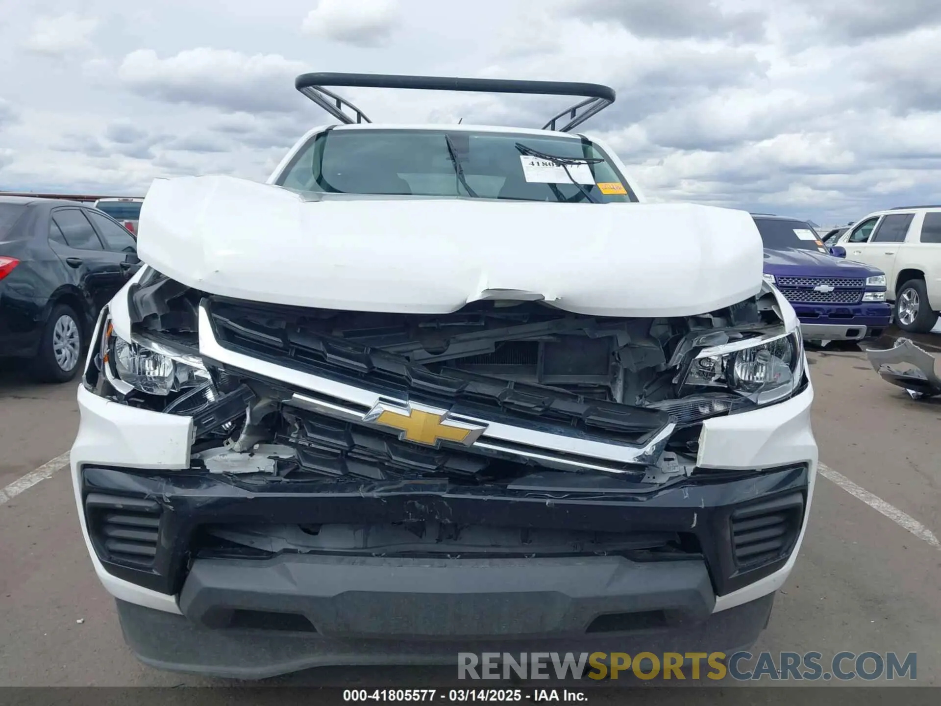 6 Photograph of a damaged car 1GCGSBEA7N1111880 CHEVROLET COLORADO 2022