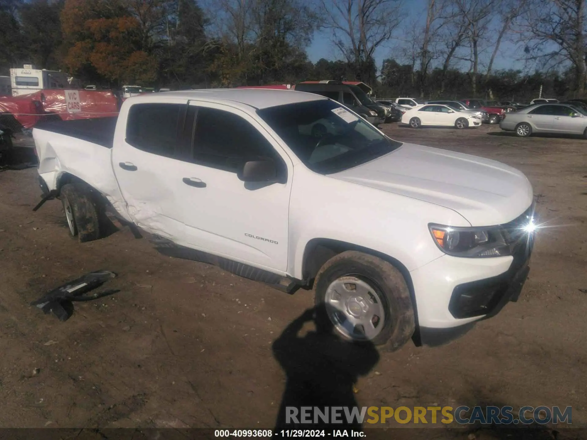 1 Photograph of a damaged car 1GCGSBEN4N1147688 CHEVROLET COLORADO 2022